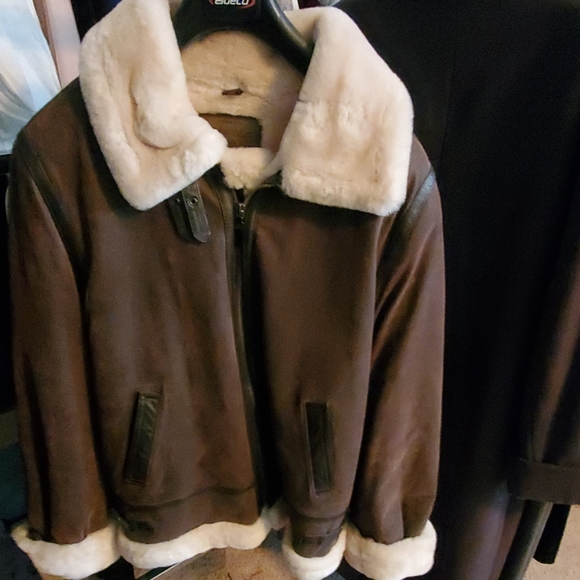 Bay Aviator Style Leather Jacket 